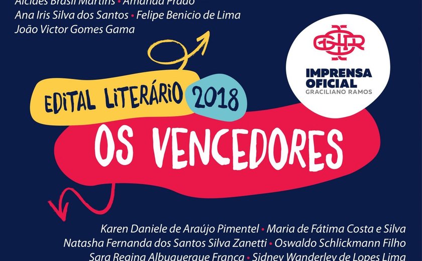 Imprensa Oficial divulga vencedores do Edital Para Publicação de Obras Literárias 2018