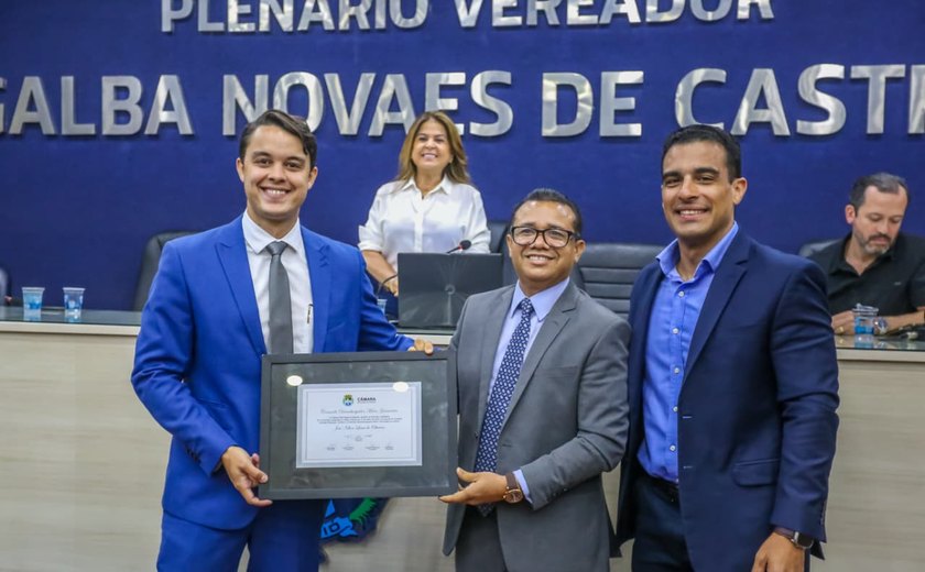 Câmara reconhece trajetória do ex-vereador e pastor Oliveira Lima com Comenda Mário Guimarães