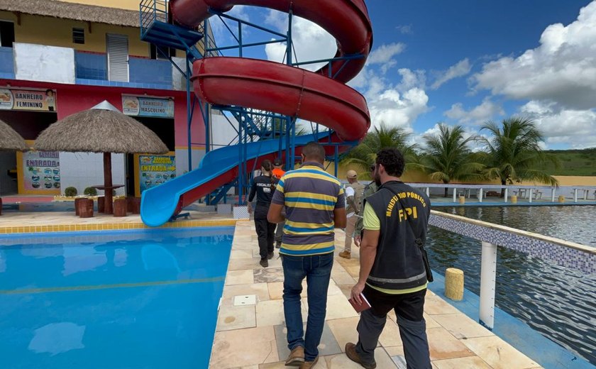 FPI do Rio São Francisco interdita parque aquático em Girau do Ponciano