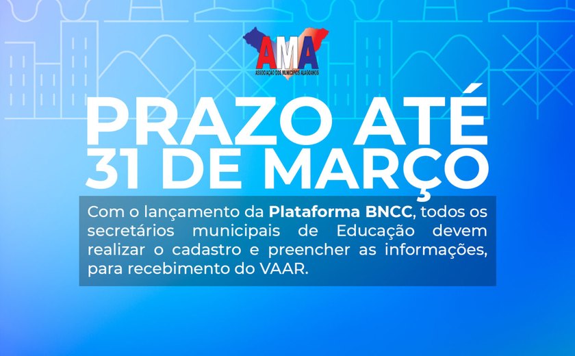 Municípios devem cadastrar informações na Plataforma de Monitoramento da Implementação da BNCC