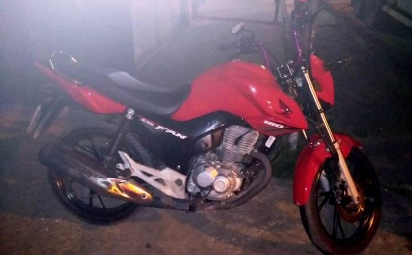 PM recupera motos com queixa de roubo ou furto em Alagoas