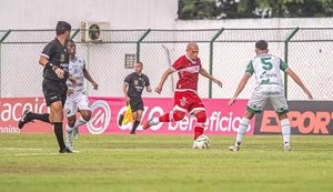 Diretoria do Coruripe explica queda de energia em refletores durante confronto com CRB