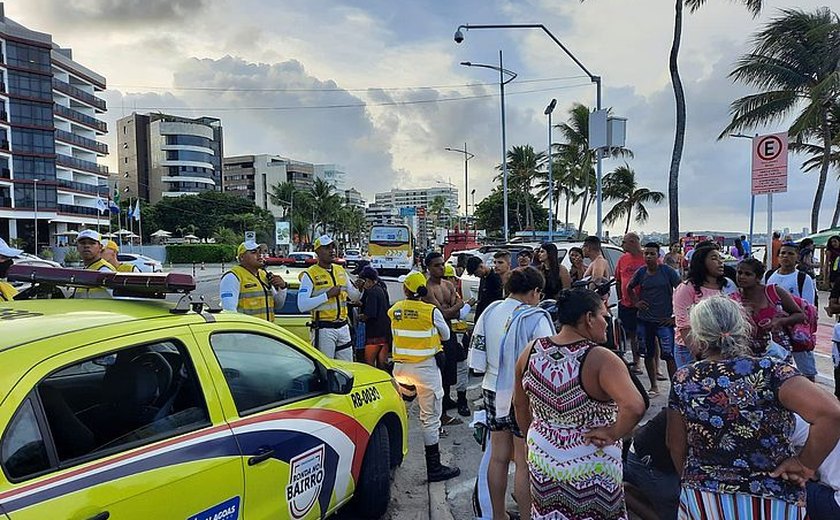 Jovem de 24 anos é baleado com tiro no rosto na orla de Maceió