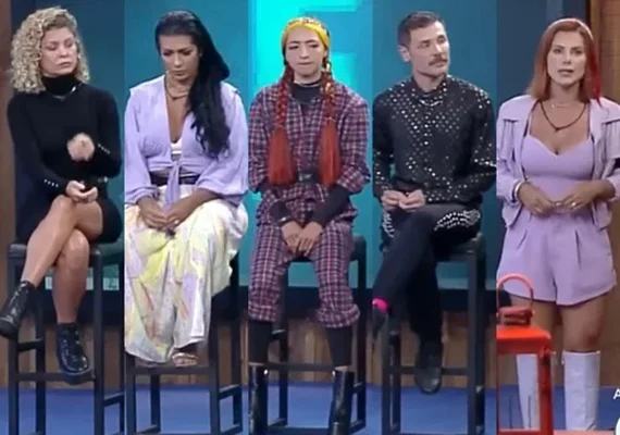 'A Fazenda 14': Bárbara, Moranguinho, Ruivinha, Alex e Deborah estão na Super Roça