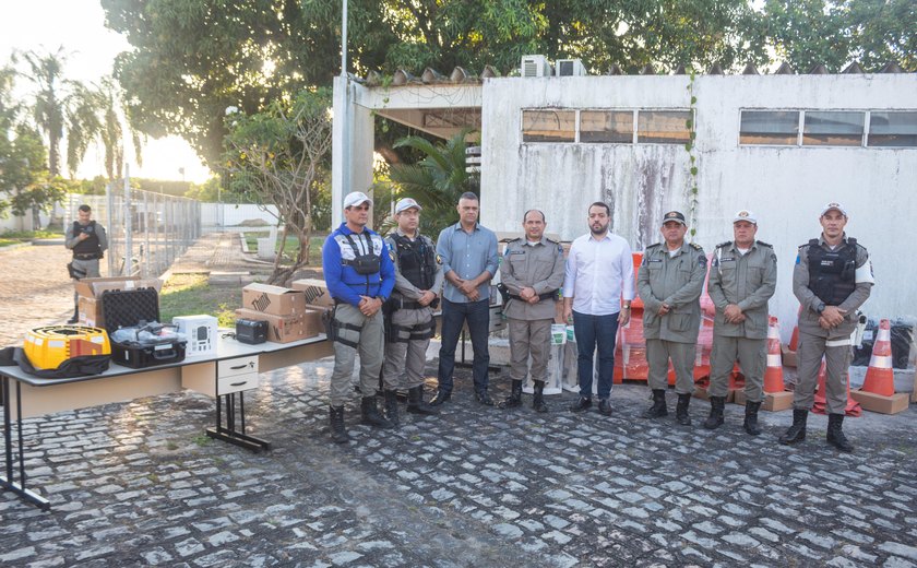 Convênio entre Detran e PM resulta na aquisição de diversos equipamentos para a corporação