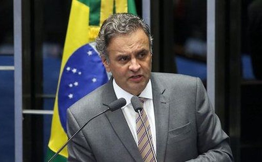 Aécio Neves classifica decisão do STF de 'agigantamento' do Judiciário