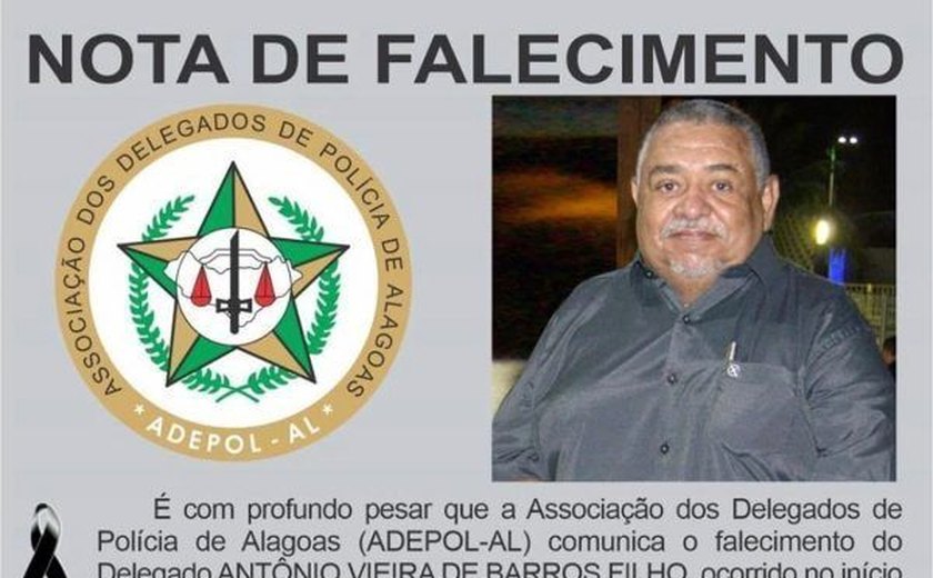 Delegado Barros da Polícia Civil de Alagoas morre vítima da Covid-19