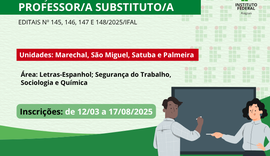Ifal seleciona professores substitutos para quatro campi