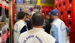 Vigilância Sanitária de Maceió realiza fiscalização para checar procedência de bebidas destiladas