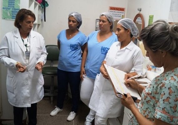 Hemoal orienta agentes de captação de doadores sangue do HGE