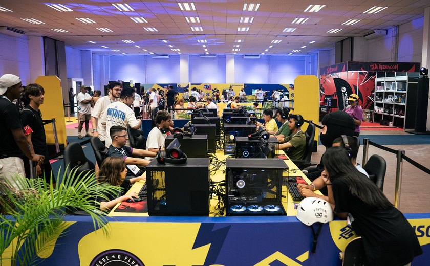 Fluxo W7M leva arena gamer gratuita ao Festival BB Nos Esportes, em Maceió