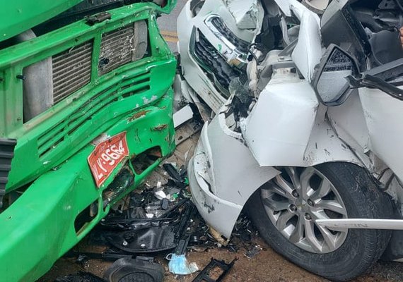 Vítimas de acidente de trânsito na BR-104 em Ibateguara, tinham como destino Rio Largo