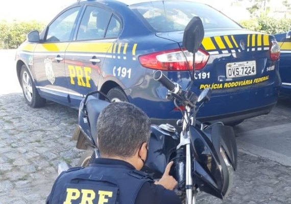 PRF em Alagoas prende homem que dirigia motocicleta adulterada na BR-101