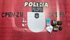 Polícia Militar apreende drogas e arma de fogo em ações de combate ao crime no interior do estado