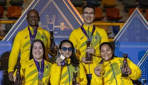 Brasil fecha Mundial de halterofilismo com ouro nas equipes femininas