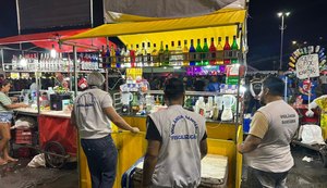 Vigilância Sanitária fiscaliza ambulantes para garantir qualidade de alimentos e bebidas