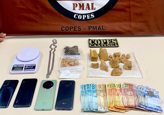 Operações apreendem mais de 700 gramas de entorpecentes no interior