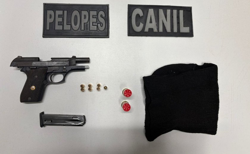 Polícia Militar localiza arma utilizada em homicídio em Arapiraca