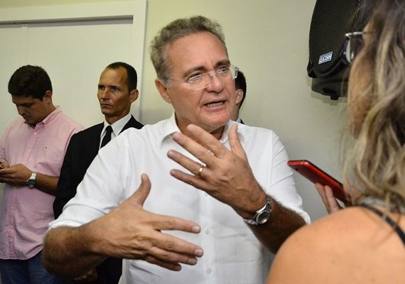 Renan enfrenta a ira de opositores em Brasília