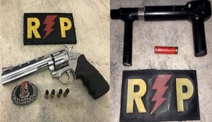 BPRp apreende duas armas de fogo em Maceió