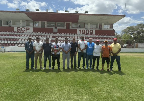 Presidente da ACEA integra comissão da FAF durante vistorias nos estádios de futebol de Coruripe e Penedo