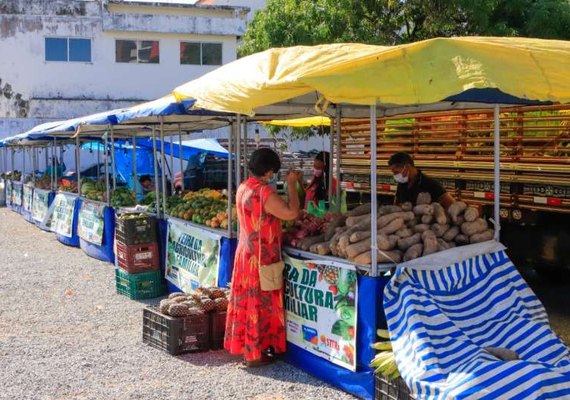 Feira da Agricultura Familiar comercializa produtos cultivados de forma sustentável
