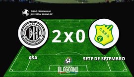 ASA vence Sete de Setembro em Arapiraca e assume liderança do Grupo B