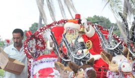 Papai Noel é alvo de pedradas de crianças ao ficar sem balas