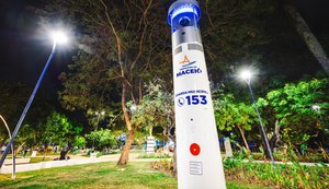 Totens de segurança instalados em Maceió reforçam monitoramento em tempo real