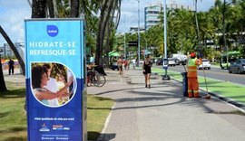 Estações de hidratação refrescam verão de maceioenses e turistas