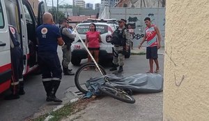 Homem é morto na Jatiúca enquanto andava de biciceta