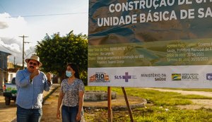 Prefeito visita desenrolar de obra que vai garantir mais uma UBS em Rio Largo