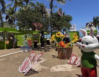 Vila Vestir Massayó com decoração de Páscoa será aberta nesta sexta-feira