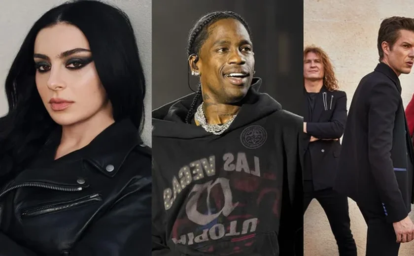 Lollapalooza 2027 revela line-up com Travis Scott, Charli XCX, The Killers e David Guetta