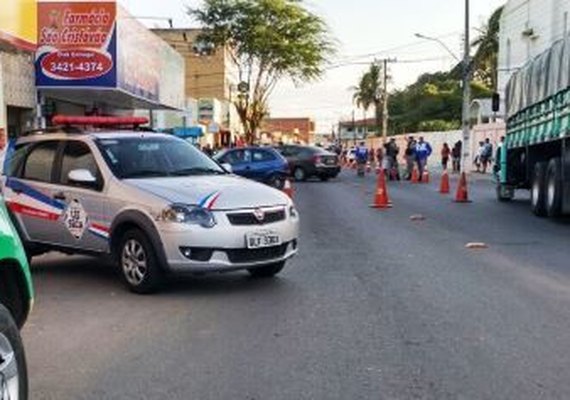 PM, Detran e SMTT realizam operações da Lei Seca em Palmeira dos Índios