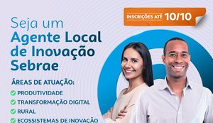 Inscrição para seleção de bolsistas que atuarão como Agentes Locais de Inovação prorrogada até o dia 10