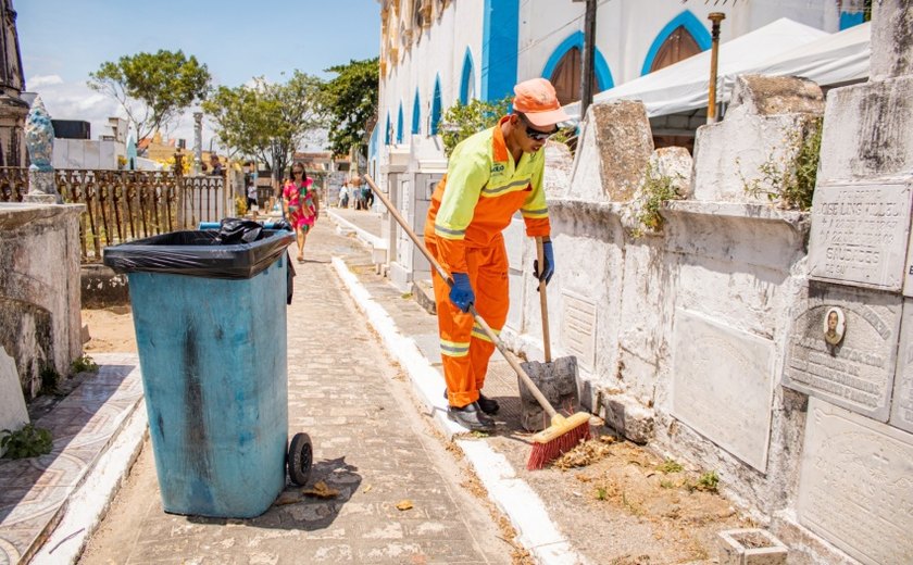 Alurb intensifica melhorias nos cemitérios públicos de Maceió para o Dia de Finados