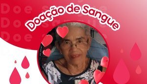 Amigos e familiares pedem doação de sangue para Maria José dos Santos