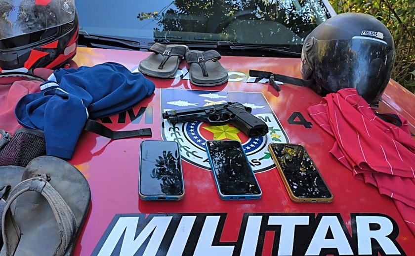 PM/AL recupera veículos e apreende simulacro e drogas