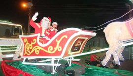 Papai Noel visita comunidades em Arapiraca