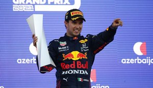 Mexicano Sergio Pérez vence o Grande Prêmio do Azerbaijão de Fórmula 1