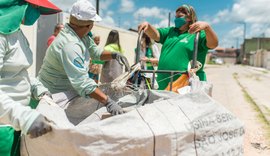 Cooperativas parceiras da Prefeitura de Maceió recolhem mais de 700 toneladas de recicláveis