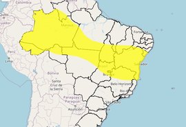Inmet emite alerta de tempestade para três municípios de Alagoas