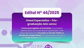Prorrogado período de inscrição para Inovação na Gestão Pública e de Cooperativas