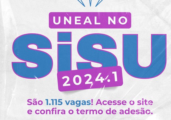 Uneal oferta 1.115 vagas para cursos de graduação pelo SiSU 2024