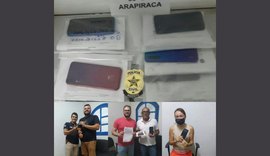 Em Arapiraca, celulares são recuperados após investigação da Polícia Civil