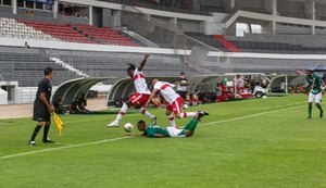 CRB empata em 1 a 1 com Altos-PI no Estádio Rei Pelé