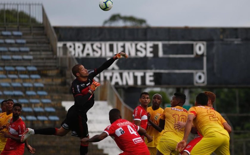 CRB empata com Brasiliense e avança na Copa do Brasil; ASA perde e está eliminado