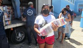 Cestas básicas serão entregues no estacionamento da SMTT nesta quarta-feira (19)