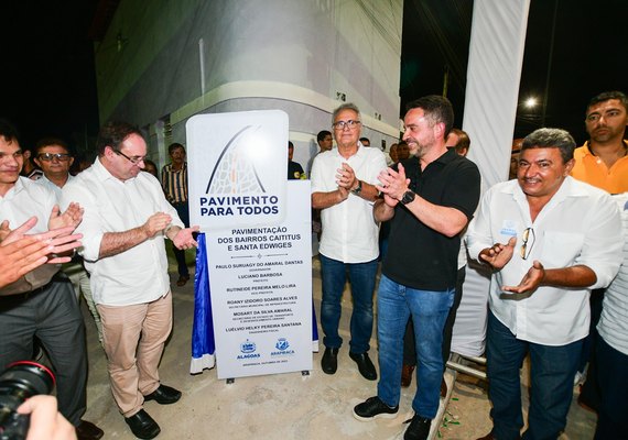 Paulo Dantas conclui entrega de 47 ruas pavimentadas no município de Arapiraca